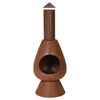 ProGarden Fireplace with Chimney Ambient 110 cm Rust