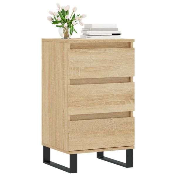 vidaXL Sideboard Sonoma Oak 40x35x70 cm Engineered Wood