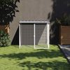 vidaXL Chicken Cage with Roof Light Grey 103x98x90 cm Galvanised Steel