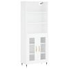 vidaXL Highboard White 69,5x34x180 cm Engineered Wood