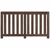 vidaXL Radiator Cover Brown Oak 149x20x82 cm Engineered Wood
