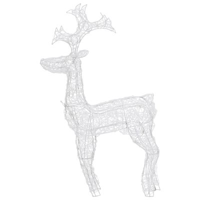 vidaXL Reindeer Christmas Decorations 3 pcs 60x16x100 cm Acrylic
