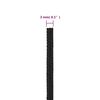 vidaXL Boat Rope Full Black 3 mm 500 m Polypropylene