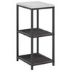 vidaXL Kitchen Storage with Shelf Black 40 x 50 x 92 cm Steel