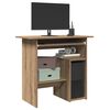 vidaXL Desk Artisan Oak 80x45x74 cm Engineered Wood