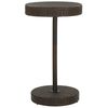vidaXL Garden Table | Brown | PE Rattan | Counter Height | Durable | Bar Table