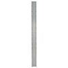 vidaXL Garden Fence Posts 40 pcs Silver 260 cm&nbsp;Galvanised Steel