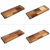 vidaXL Stair Mats Self-adhesive 5 pcs 65x21x4 cm Brown