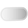 vidaXL LED Bathroom Mirror 100x45 cm Oval