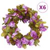vidaXL Flower Garlands 6 pcs Light Purple 250 cm