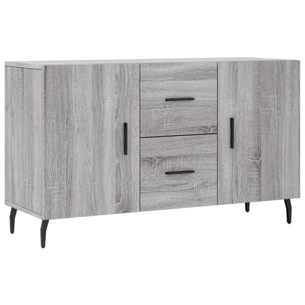 vidaXL Sideboard Grey Sonoma 100x36x60 cm Engineered Wood