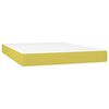 vidaXL Pocket Spring Bed Mattress Green 140x190x20 cm Fabric
