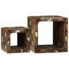 vidaXL TV Units 2 pcs Multicolour 36 x 30 x 36 cm Solid Reclaim Wood
