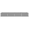 vidaXL Planter Light Grey 385 x 100 x 45 cm Galvanised Steel