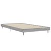 vidaXL Bed Frame without Mattress Grey Sonoma 90x190 cm Single Engineered Wood