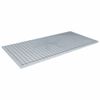 vidaXL Grating Silver 100 x 50 x 2 cm Hot-Dip Galvanised Steel