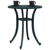 vidaXL Garden Table Green &Oslash;48x53 cm Cast Aluminium