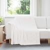 vidaXL Throw Blanket White 200 x 150 cm Fleece