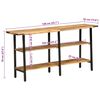 vidaXL Console Table 140x35x70 cm Solid Wood Mango
