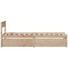 vidaXL Bed Frame without Mattress 90x200 cm Solid Wood Pine