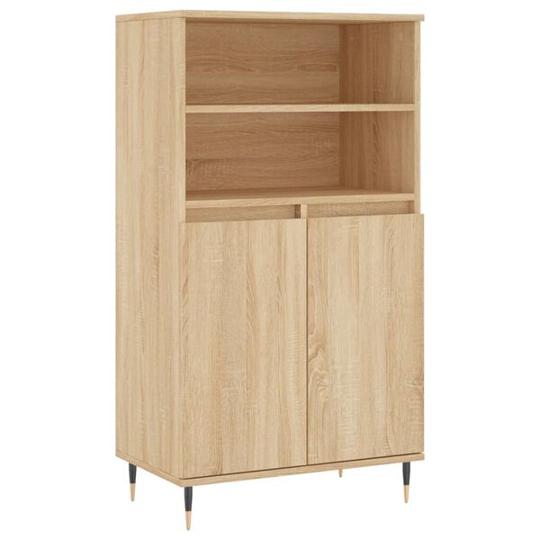 vidaXL Highboard Sonoma Oak 60x36x110 cm Engineered Wood