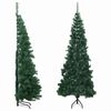 vidaXL Artificial Christmas Tree | Green | PVC and steel | 180 cm