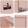 vidaXL File Cabinet Geometric Pink 44 x 50 x 74.5 cm Cold-Rolled Steel