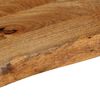 vidaXL Table Top Live Edge 100x40x3.8 cm Solid Wood Mango