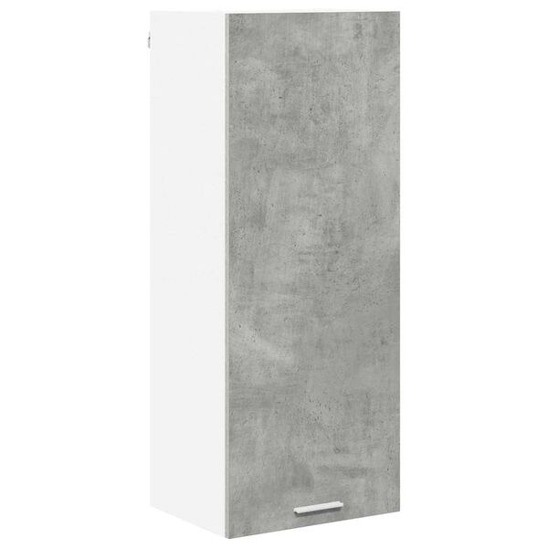 vidaXL Hanging Cabinet with Door Riga Concrete Grey 40 x 31 x 100 cm