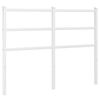 vidaXL Metal Replace Headboard White 120 cm