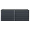 vidaXL Planter Anthracite 195 x 100 x 75 cm Galvanised Steel