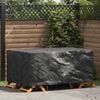 vidaXL Furniture Cover Plain Black 172 x 113 x 73 cm 600D
