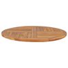 vidaXL Table Top Solid Teak Wood Round 2.5 cm 90 cm