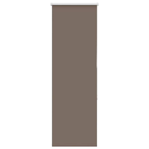 vidaXL Roller Blind Blackout Coffee 55x150 cm Fabric Width 50.7 cm Polyester