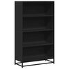 vidaXL Bookcase Black 80.5x35x139 cm Engineered Wood