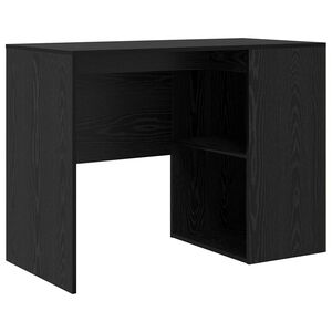 vidaXL Desk Black Oak Engineered Wood 102 x 50 x 75 cm