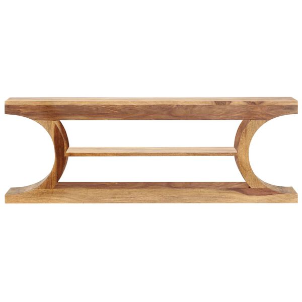 vidaXL TV Cabinet 118x30x40 cm Solid Acacia Wood