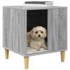vidaXL Dog House Grey Sonoma 44 x 42 x 49 cm Engineered Wood