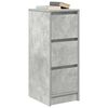 vidaXL Sideboard Concrete Grey 29.5x34x76 cm Engineered Wood