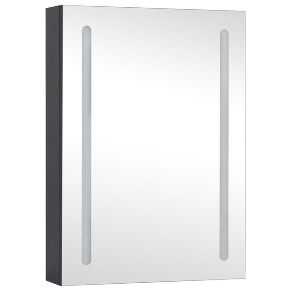 vidaXL LED Bathroom Mirror Cabinet 50x13x70 cm