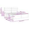 vidaXL Bed Frame Grey Sonoma 180 x 200 cm Solid Pine Wood