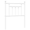 vidaXL Metal Replace Headboard White 75 cm