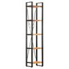 vidaXL 5-Tier Bookcase 40x30x180 cm Solid Acacia Wood