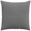 vidaXL Sofa Pillows 2 pcs Dark Grey 60 x 60 cm Fabric