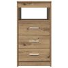 vidaXL Drawer Cabinet Artisan Oak 40x50x76 cm Engineered Wood