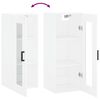 vidaXL Wall Mounted Cabinet White 34.5x34x90 cm