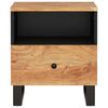 vidaXL Bedside Cabinet Solid Wood Acacia&Engineered Wood