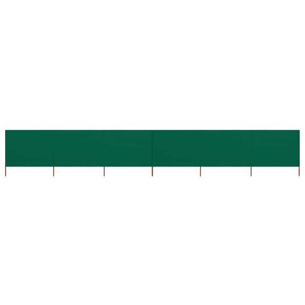 vidaXL 6-panel Wind Screen Fabric 800x160 cm Green