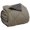 vidaXL Full Year Duvet Light Grey and Anthracite 220 x 200 cm