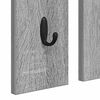 vidaXL Wall-Mounted Coat Rack with Shelf Grey sonoma 84 x 10 x 80 cm